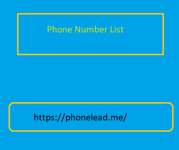 Phone Number List