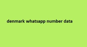 denmark whatsapp number data