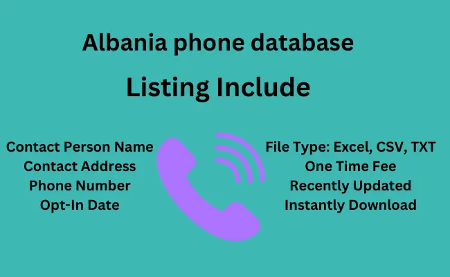 Albania phone database