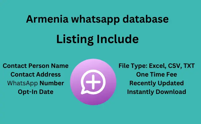 Armenia whatsapp database