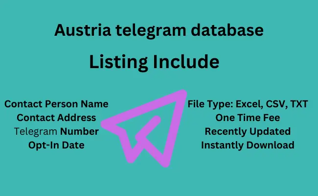 Austria telegram database