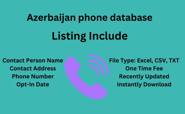 Azerbaijan phone database