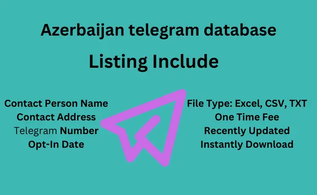 Azerbaijan telegram database