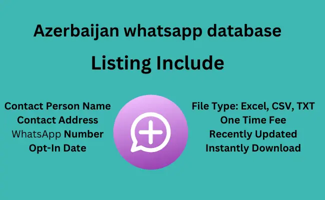 Azerbaijan whatsapp database