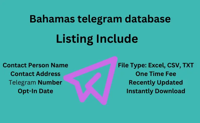 Bahamas telegram database