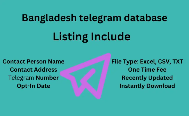 Bangladesh telegram database