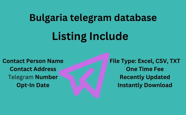 Bulgaria telegram database