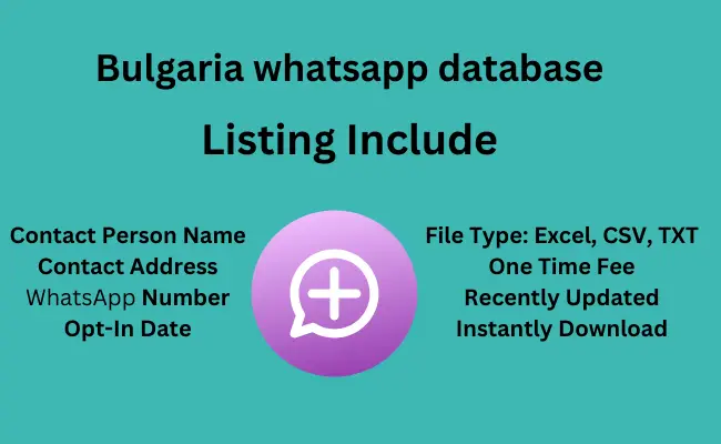 Bulgaria whatsapp database