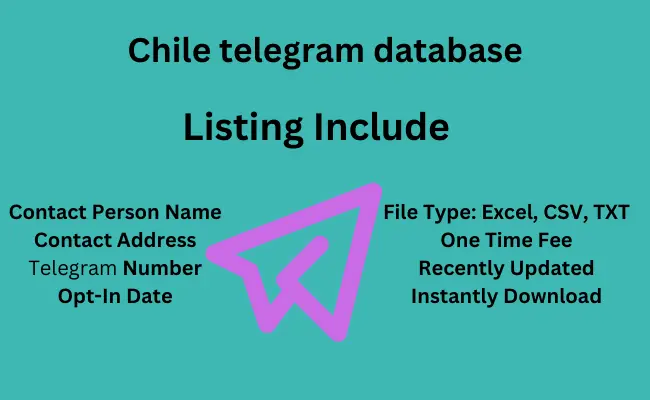 Chile telegram database