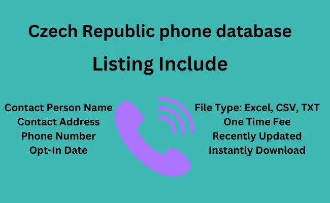 Czech Republic phone database