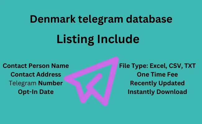 Denmark telegram database