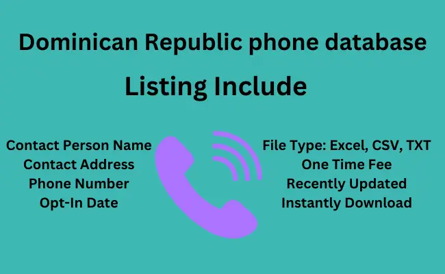 Dominican Republic phone database