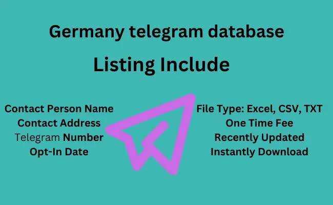 Germany telegram database