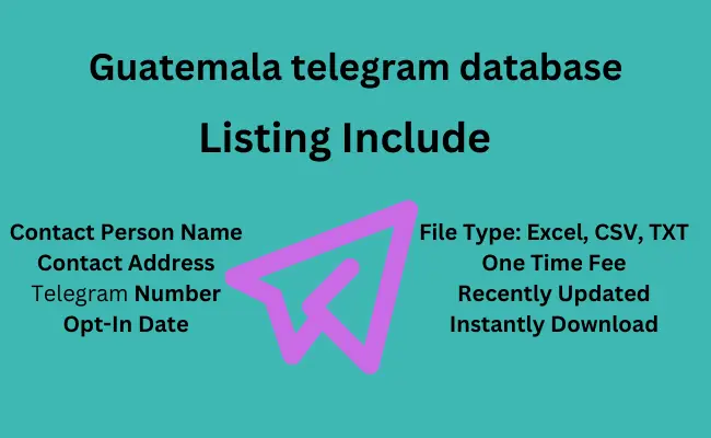 Guatemala telegram database