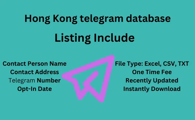 Hong Kong telegram database