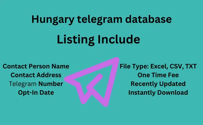 Hungary telegram database