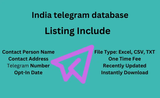 India telegram database