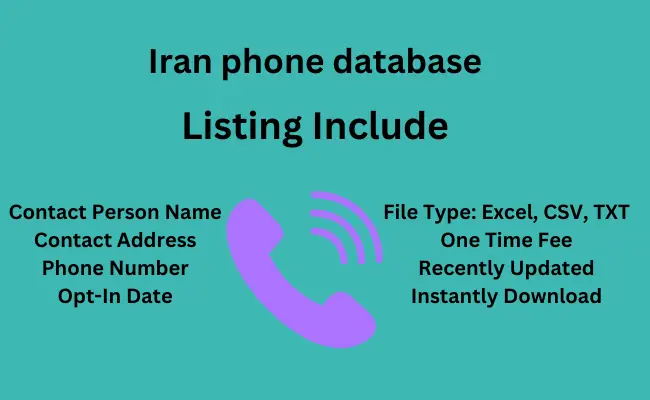 Iran phone database