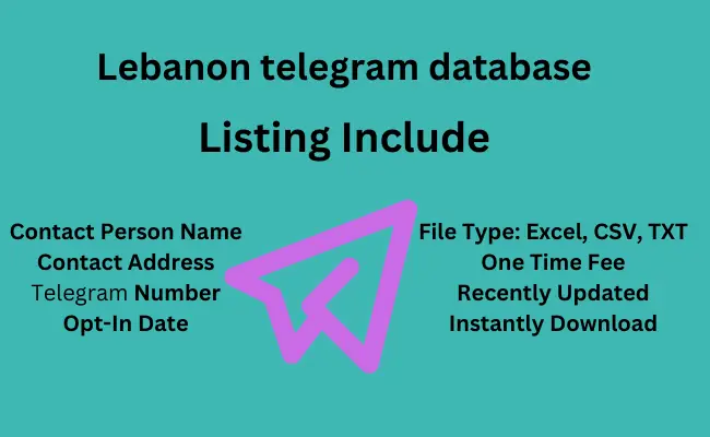 Lebanon telegram database