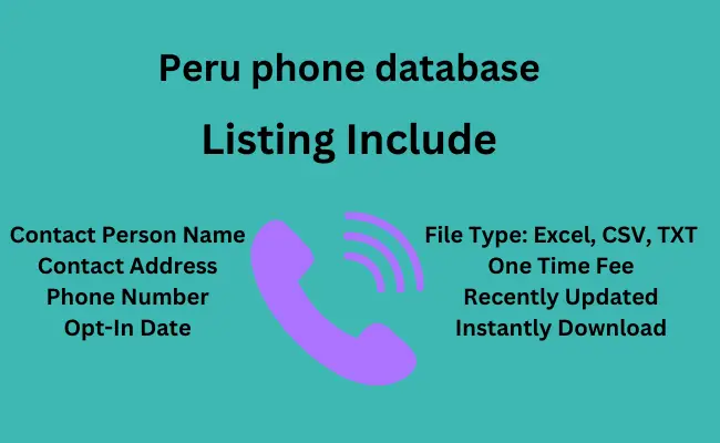 Peru phone database