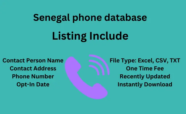 Senegal phone database