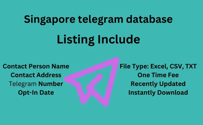 Singapore telegram database