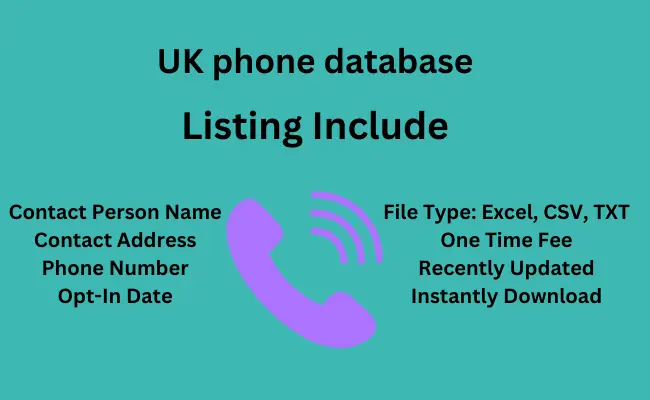 UK phone database