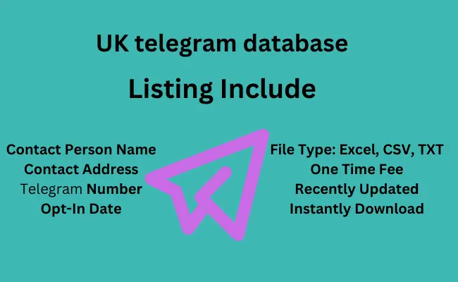 UK telegram database