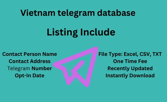 Vietnam telegram database